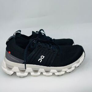 ON-RUNNING MENS CLOUDSWIFT 3 "ALL BLACK" COMFORTABLE ATHLETIC SNEAKERS SIZE 10D